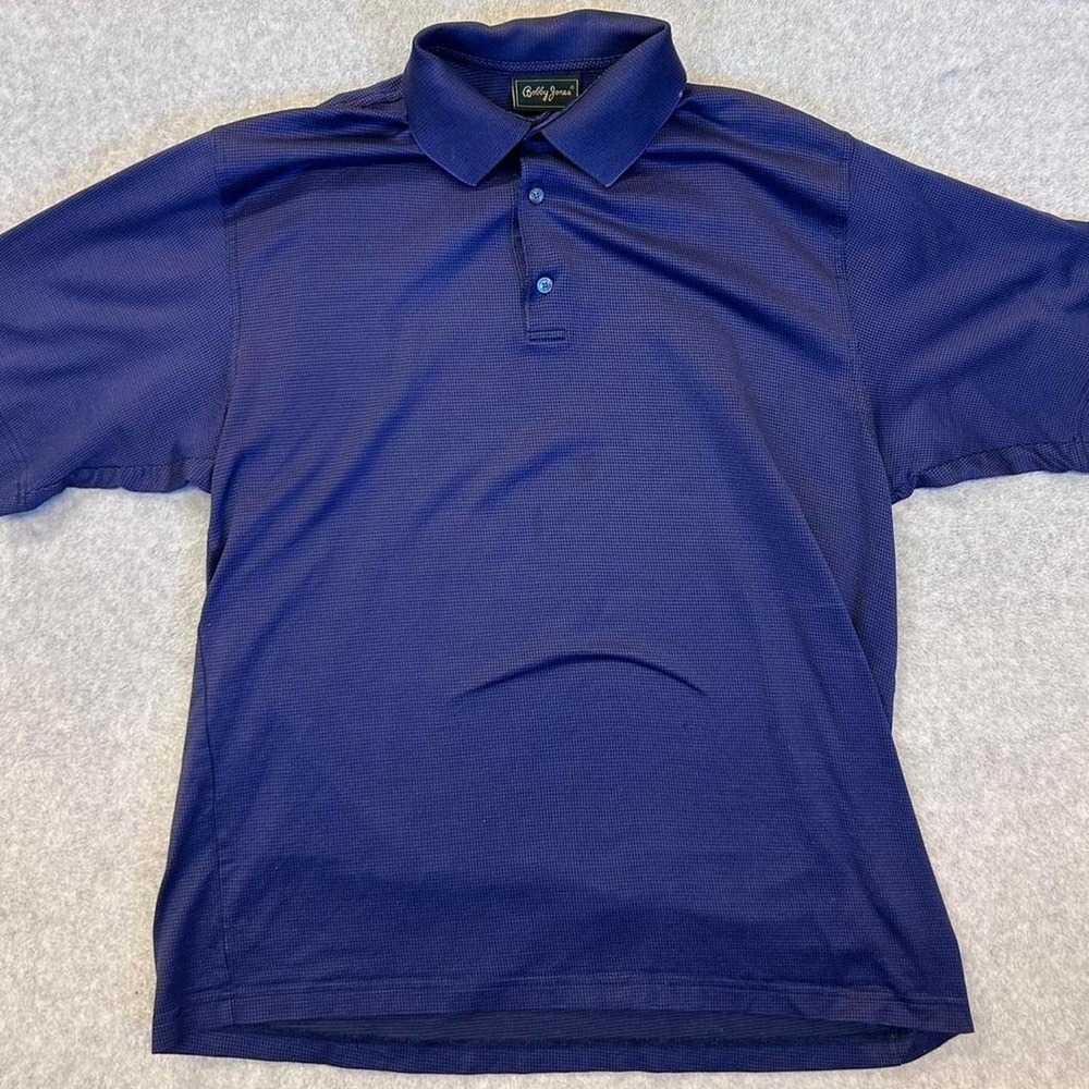 Bobby Jones Men's Large Purple Golf Polo